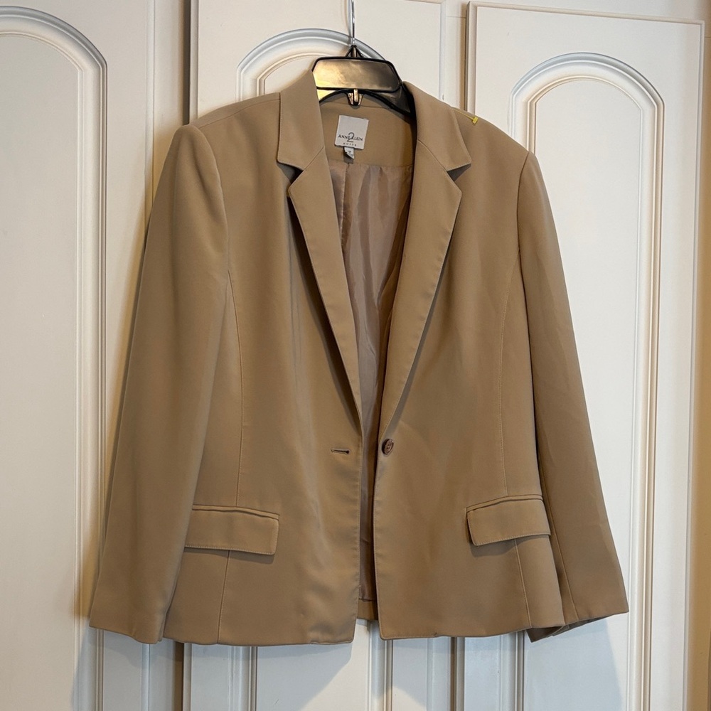 Anne Klein Tan Women's Blazer